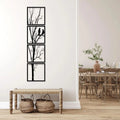 Wooden Birds on Tree Branch Wall Art – Nature-Inspired Rustic Decor for Home and Living Spaces