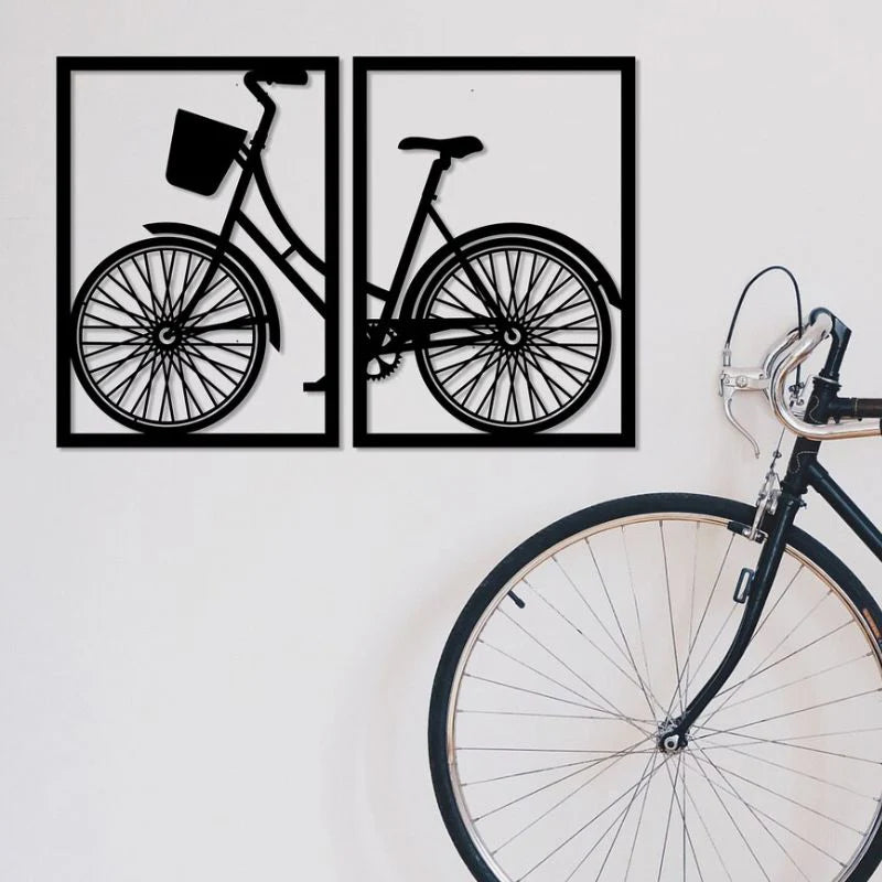Cycle Wooden Wall Art – Vintage Wall Decoration for Home & Office