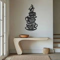 Premium Acrylic Coffee Cups Wall Art – Modern Kitchen & Café Decor